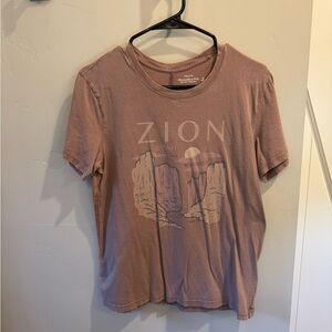 Abercrombie & Fitch Soft Mauve Tee